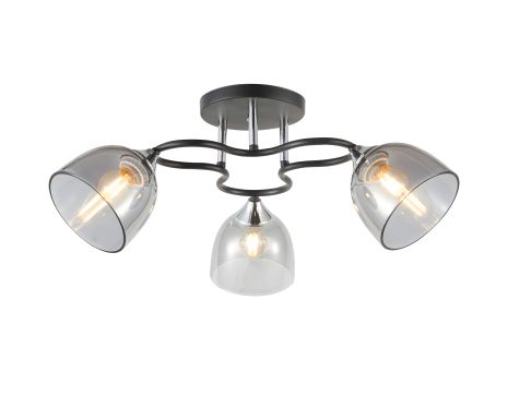 Декоративна люстра IS 6413-3 BK+CR Декоративна люстра IS 6413-3 BK+CR
