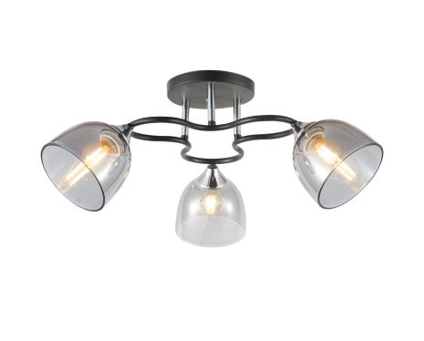 Декоративная люстра V 6413-3 BK+CR Декоративная люстра V 6413-3 BK+CR