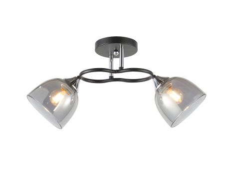 Декоративна люстра IS 6413-2 BK+CR Декоративна люстра IS 6413-2 BK+CR