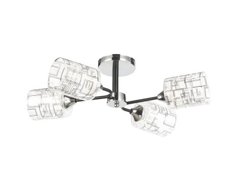 Люстра декоративна IS 6262-4 CR+BK ISL