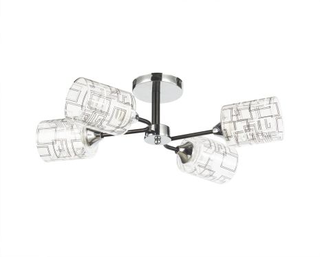 Декоративная люстра V 6262-4 CR+BK