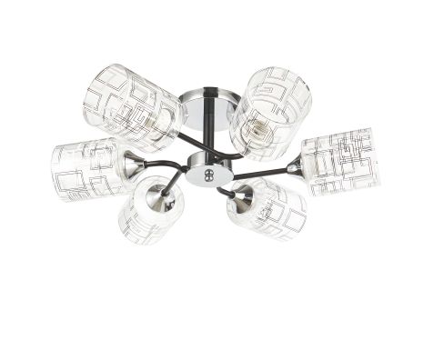 Декоративная люстра модели IS 6262-6 CR+BK