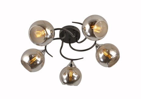 Декоративная люстра V W70403-5 BK+CR Декоративная люстра V W70403-5 BK+CR