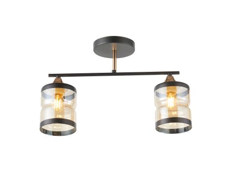 Декоративна люстра IS 6318-2 BK+FG