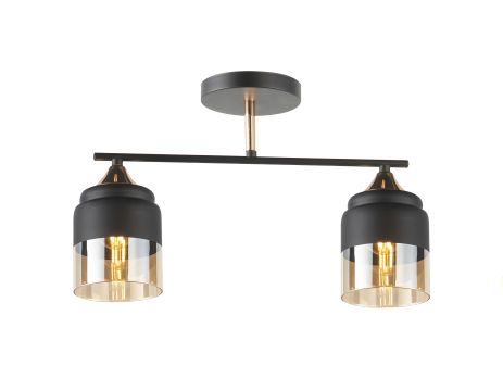 Люстра декоративна IS 6320-2 BK+FG - Витончена декоративна люстра