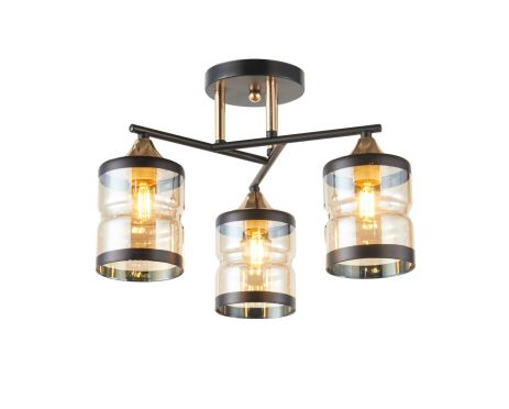 Люстра декоративна V 6318-3 BK+FG Люстра декоративна V 6318-3 BK+FG