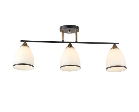 Декоративна люстра IS 6321-3 BK+FG, сучасний стиль