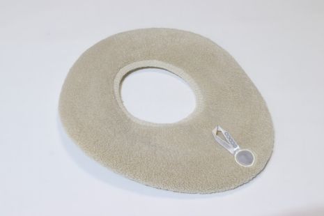 Мягкий чехол для ободка унитаза на резинке Ecoco 0852/бежевый