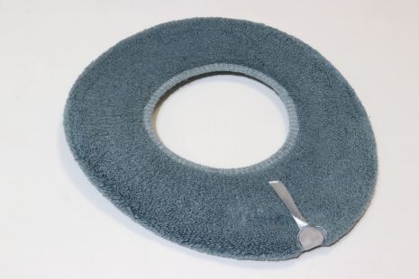 М'яка накладка-чохол на ободок унітазу з гумкою Ecoco 0852/darkgrey