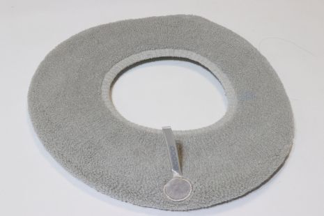 Чехол-крышка на ободок унитаза мягкий на резинке Ecoco 0852/серый