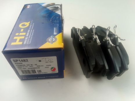 Передні гальмівні колодки для Nissan Almera (N16), SANGSIN (HI-Q), NISSAN 410602F525 Передні гальмівні колодки для Nissan Almera (N16), SANGSIN (HI-Q), NISSAN 410602F525