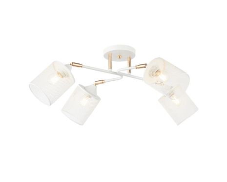 Декоративная люстра V 6322-4 WH+FG Декоративная люстра V 6322-4 WH+FG