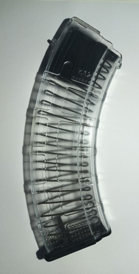 Прозрачный магазин для АК-47 Прозрачный магазин для АК-47