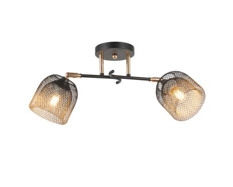 Люстра декорована модель IS 6324-2 BK+FG