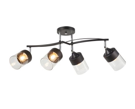 Декоративная люстра V 6327-4 BK+CR Декоративная люстра V 6327-4 BK+CR