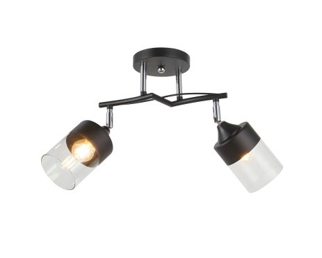 Декоративная люстра INTEREES IS 6327-2 BK+CR