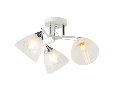 Люстра декоративна IS 6326-3 WH+CR Люстра декоративна IS 6326-3 WH+CR