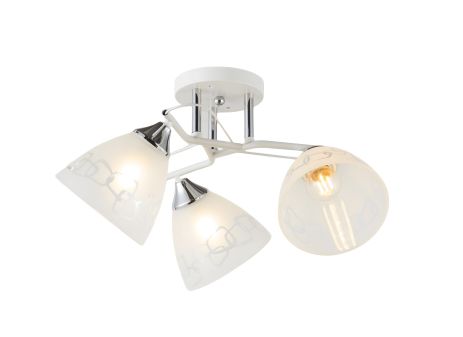 Декоративная люстра INTEREES IS 6326-3 WH+CR