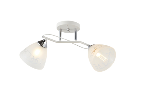 Люстра декоративна INTEREES IS 6326-2 WH+CR Люстра декоративна INTEREES IS 6326-2 WH+CR