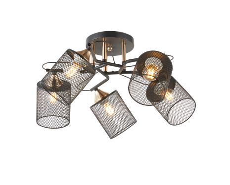 Декоративная люстра V 6328-5 BK+FG Декоративная люстра V 6328-5 BK+FG