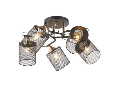 Декоративная люстра V 6328-5 BK+FG Декоративная люстра V 6328-5 BK+FG