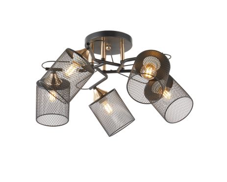 Декоративная люстра V 6328-5 BK+FG Декоративная люстра V 6328-5 BK+FG