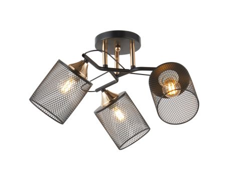 Декоративная люстра V 6328-3 BK+FG Декоративная люстра V 6328-3 BK+FG