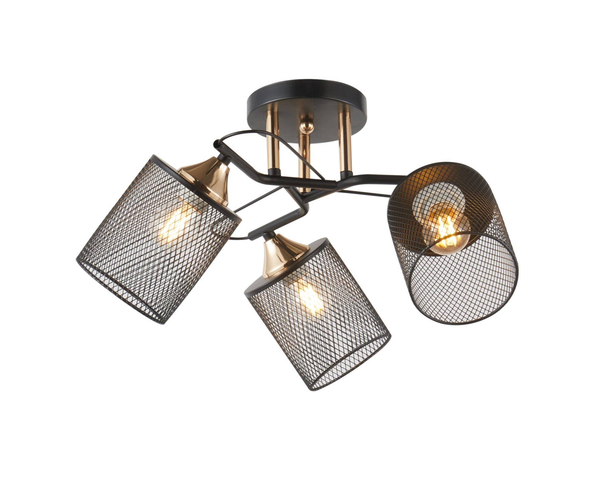 Декоративная люстра V 6328-3 BK+FG Декоративная люстра V 6328-3 BK+FG