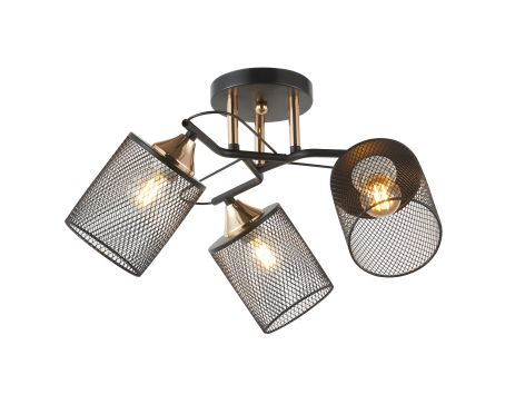 Декоративная потолочная люстра IS 6328-3 BK+FG