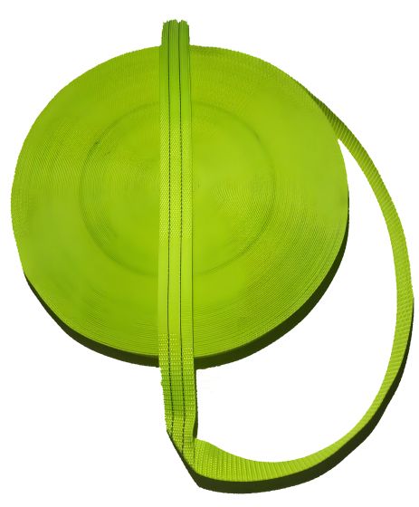 Текстильна стрічка 25мм жовта