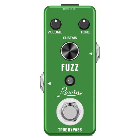 Гитарная педаль эффектов Rowin Fuzz для электрогитары Гитарная педаль эффектов Rowin Fuzz для электрогитары