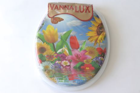 М'яка кришка-сидіння для унітазу Vanna Lux, біла, від Туреччини (w504-1) М'яка кришка-сидіння для унітазу Vanna Lux, біла, від Туреччини (w504-1)