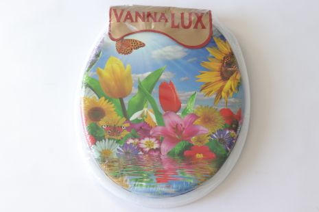 М'яка кришка-сидіння для унітазу Vanna Lux, біла, від Туреччини (w504-1)