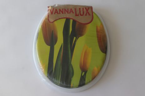 М'яка кришка-сидіння для унітазу Vanna Lux Туреччина біла w504-2