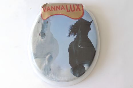 Мягкая крышка-сиденье для унитаза Vanna Lux Турция белая w504-4