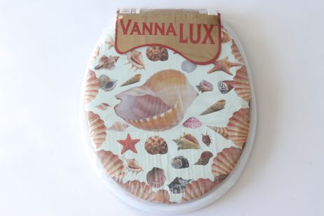 Крышка-сиденье для унитаза мягкая Vanna Lux Турция белая w504-3