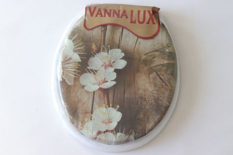 Кришка- сидіння для унітазу м'яка Vanna Lux Туреччина біла w504-14