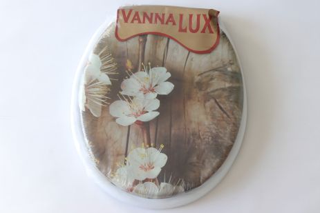 Мягкое сиденье для унитаза Vanna Lux Турция, белое w504-14