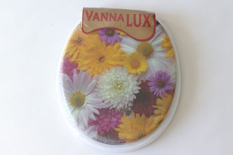 М'яка кришка-сидіння для унітазу Vanna Lux Туреччина біла w504-9
