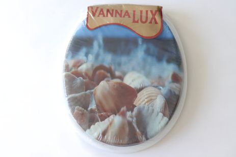 Мягкая крышка-сиденье для унитаза Vanna Lux, Турция, белая w504-10