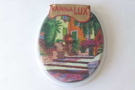 М'яка кришка-сидіння для унітазу від Vanna Lux, Туреччина, біла (w504-12)