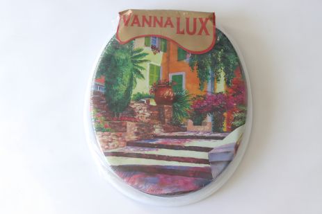 М'яка кришка-сидіння для унітазу від Vanna Lux, Туреччина, біла (w504-12)