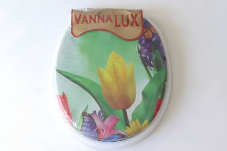 Сидіння для унітазу м'яке Vanna Lux Туреччина біла w504-13