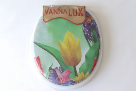 Сидіння для унітазу м'яке Vanna Lux Туреччина біла w504-13 Сидіння для унітазу м'яке Vanna Lux Туреччина біла w504-13