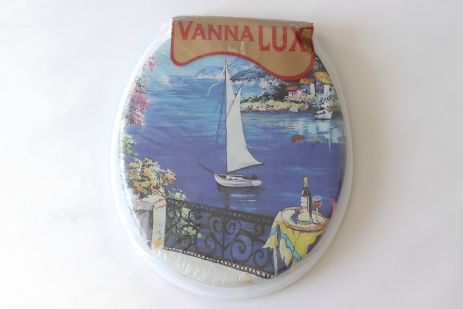 Мягкая крышка- сиденье для унитаза Vanna Lux Турция белая w504-17 Мягкая крышка- сиденье для унитаза Vanna Lux Турция белая w504-17
