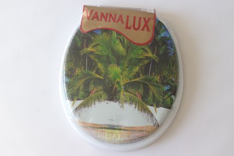 Біла м'яка кришка- сидіння для унітазу Vanna Lux Туреччина w504-16 Біла м'яка кришка- сидіння для унітазу Vanna Lux Туреччина w504-16