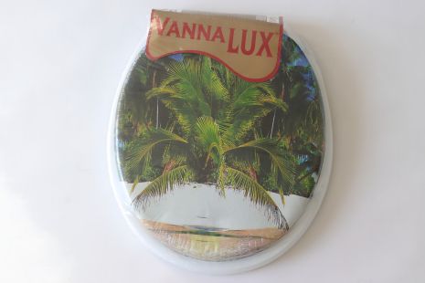 Мягкое сиденье для унитаза Vanna Lux, белое, Турция, w504-16