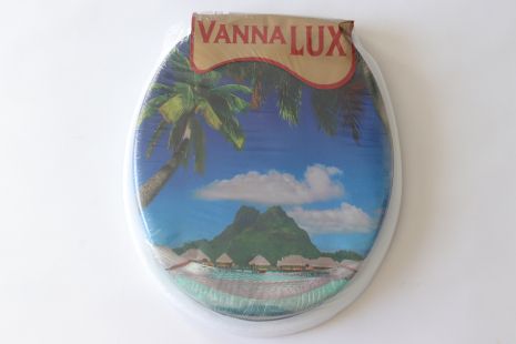 Кришка-сидіння для унітазу м'яка Vanna Lux Туреччина біла w504-15