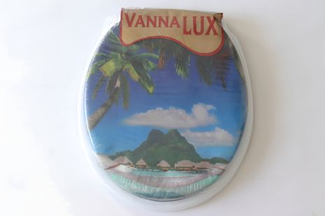 Крышка-сиденье для унитаза мягкая Vanna Lux, Турция, белое w504-15