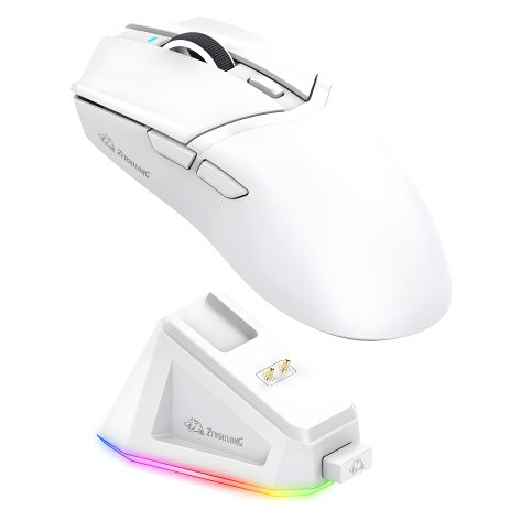 Ультралегкая игровая мышь беспроводная ZIYOULANG X2 PAW3311 White